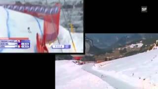 Ghedina 1997 vs Janka 2010 Downhill Wengen