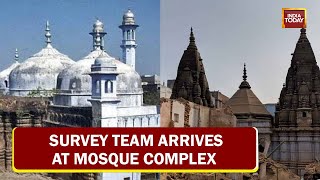 Gyanvapi Survey News: Survey Team Arrives At Mosque Complex | Kashi Mandir Or Mosque?