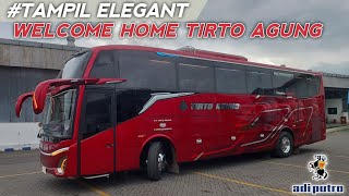 WELCOME HOME DEN AGUNG ⁉️ RILIS 1 UNIT SHD BUS PO TIRTO AGUNG DENGAN SPEK INTERIOR YANG MEWAH