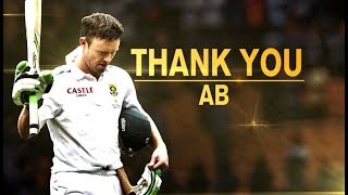 Thank You, AB de Villiers Thank You, AB de Villiers