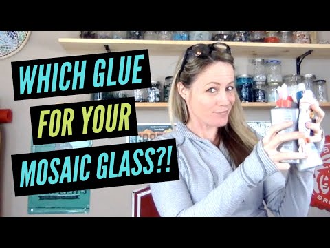 Can you glue mosaic tiles to glass?