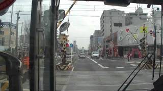 2010.12.21　南海Ｗバス南部　44系統・岸和田駅前行きの車窓と放送④