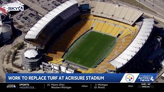 Steelers replacing turf at Acrisure Stadium and installing new seats
