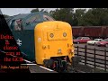 Deltic and classic cars at the Great Central, 24th August 2024.