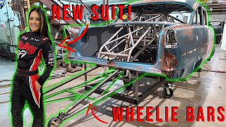 Rear Suspension & Wheelie Bars AND A New Fire Suit! - 55 Build - Video 10