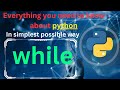 while loop in python | Iterative statements in python | python full course | complete python |