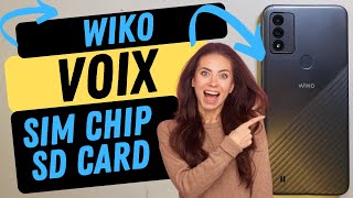 Wiko VOIX How to Add an SD Card or Change the SIM