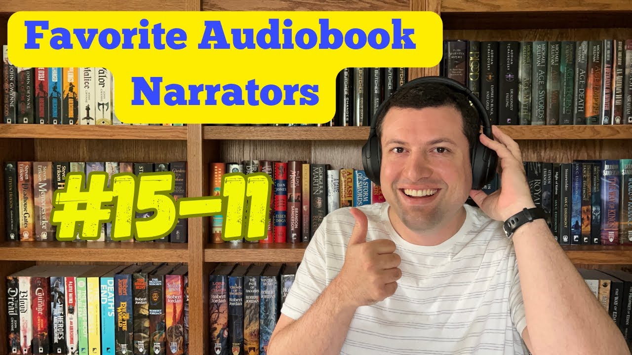 My Top-30 Audiobook Narrators #15-11 - YouTube