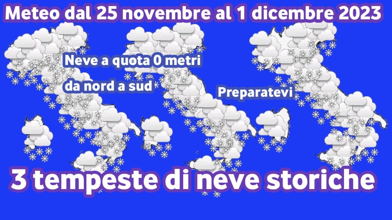 METEO - Forti Tempeste Polari Colpiranno Duramente L'Italia A Partire ...