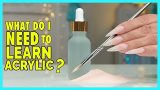 Products you need To Start Learning Acrylic Nails- less than you think.