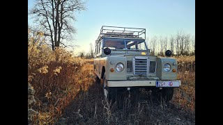 LAND ROVER DEFENDER 1971, series 2A, 109 ride trough Savannah