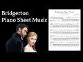 Bridgerton Piano Sheet Music - Main Title by Kris Bowers (Netflix Serie)