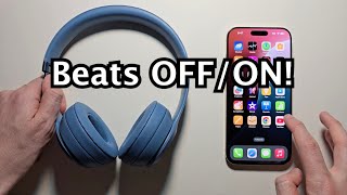 Beats Solo 4 Headphones: How to Turn ON / OFF!