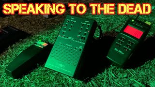 Speaking To The Dead With Radios | Haunted Cemetery Paranormal Investigation.
