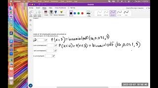 Finding probabilities in a binomial experiment using a TI 84 calculator