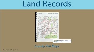 Land Records - Plat Maps