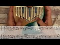 【17音カリンバ楽譜】米津玄師「優しい人」【kalimba cover】【卡林巴】