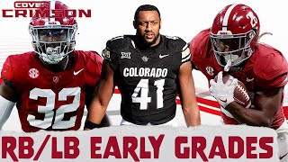 Early Offseason Grades For Alabama's RB/LB rooms | Bama Football News | Cover Crimson