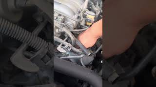 تغيير بلف التبخير متسوبيشي باجيرو PCV valve #mitsubishi #pajero #oil #service #اكسبلور