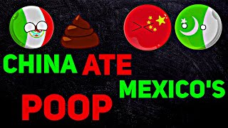 [CHINA ATE MEXICO'S POOP]😂🌏💀 In Nutshell || [FUNNY]🤣💥⚔ #shorts #countryballs #geography #mapping
