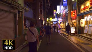 Take a walk around Takadanobaba at night [4K HDR]