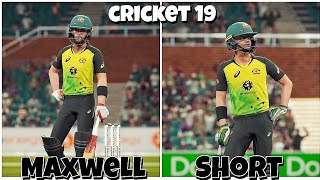 Glenn Maxwell vs D'arcy Shot - Whose shot was Best ?? - Cricket 19