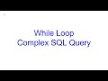 While Loop and Complex SQL Queries | Learn Python From Scratch 11 | Kovolff