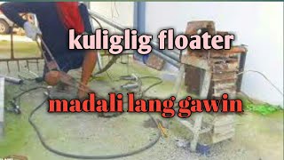 Paano gumawa nag kuliglig floater HAND TRACTOR