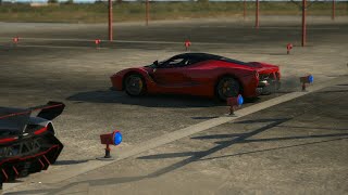 La Ferrari Vs lamborghini veneno Drag race #gta5 #rockstargames