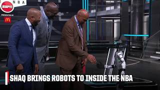 Shaq surprises Kenny and Chuck with ROBOTS 🤖😂 | Inside the NBA