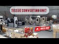 M-Fold hand towel machine & V-fold Facial tissue machine | TIssue converting plant