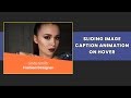 Sliding Image Caption Animation on Hover | Image Hover Effect