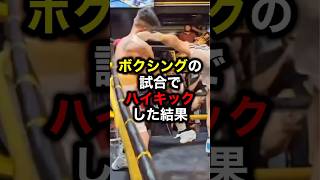 ボクシングの試合でハイキックした結果#格闘技#mma#ufc#rizin#ボクシング