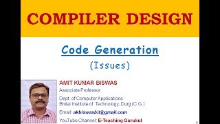 code generation: Issue in hindi | compiler design tutorial | 2020