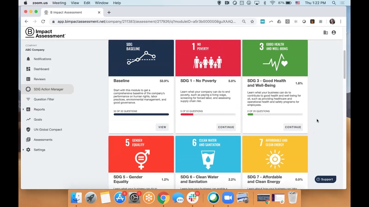 SDG Action Manager Live Demo - YouTube