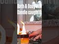 house almost caught on fire be very careful with bath and bodywork candles fire housefire candles