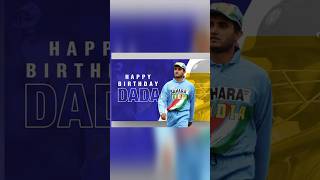 Happy Birthday Sourav Ganguly AKA Dada #cricket #happybirthdaydada #souravganguly