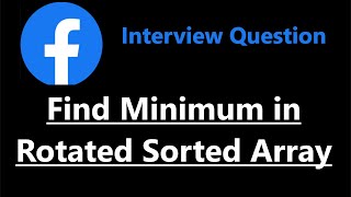 Find Minimum in Rotated Sorted Array - Binary Search - Leetcode 153 - Python