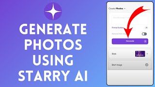 How to Generate Photos Using Starry AI (2024) | Starry AI Tutorial