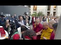 dalai lama receives warm welcome in zurich switzerland news9