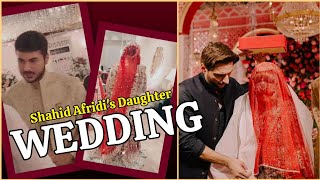 Shahid Afridi daughter wedding / Aqsa Afridi wedding / Aqsa afridi husband / Aqsa afridi barat look