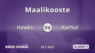 Maalikooste: Hawks - Karhut (Inssi-Divari M)