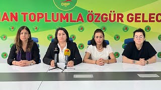 DBP KADIN MECLİSİ AÇIKLAMA YAPIYOR