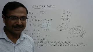 How to Find Unknown Digits (CRYPTARITHMS)