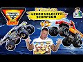 Monster Jam Mini Jams El Toro Loco Venom Velocity Scorpion Power Launcher