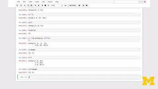 11 Advance Python Demonstration: The Numerical Python Library(numpy)