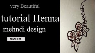 Tutorial Henna tangan || henna Wedding Very Beautiful || Mehndi design | Easy Mehndi design