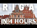 What To See In RIGA, LATVIA in 4 HOURS | TRAVEL GUIDE