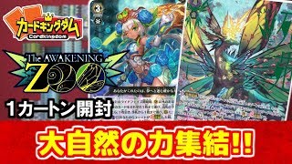 【#ヴァンガード】エクストラブースターでのZR封入率は？『The AWAKEING ZOO』24BOX(１カートン)開封!! 【#VG】