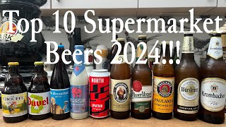 Top 10 Supermarket Beers 2024 , Germans, Belgians, British, Czechs, But What Is The Best??